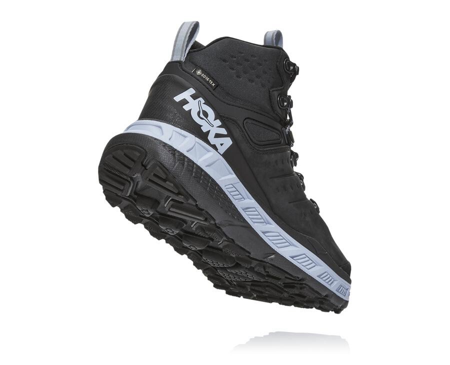 Hoka One One Turisticke Topanky Damske Čierne - Stinson Mid GORE-TEX - 91670-MIRA